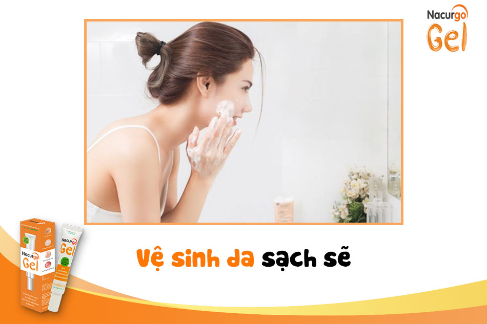 Vệ sinh da sạch sẽ