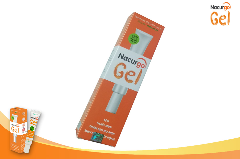 Nacurgo gel - trị mụn trứng cá trên má