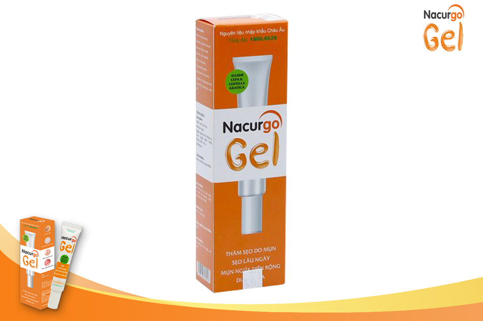 Nacurgo gel - giảm mụn, thâm hiệu quả