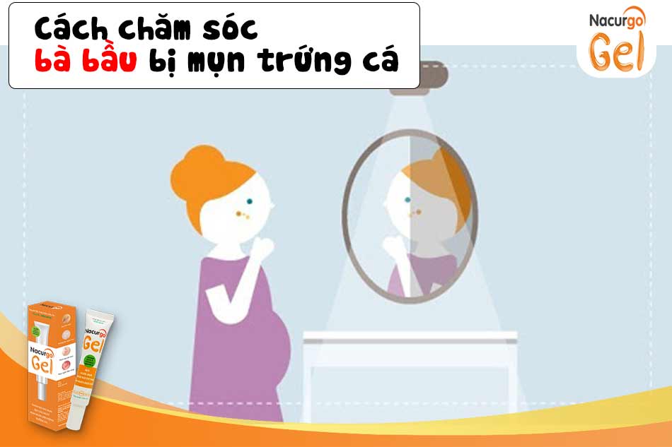 Bà bầu bị mụn trứng cá