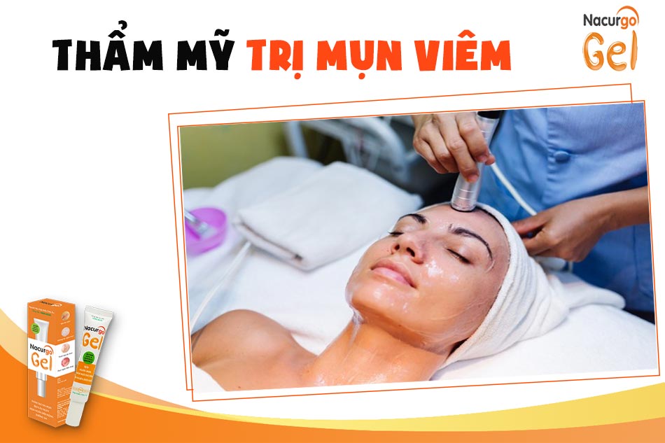 Trị mụn viêm bằng phương pháp thẩm mỹ