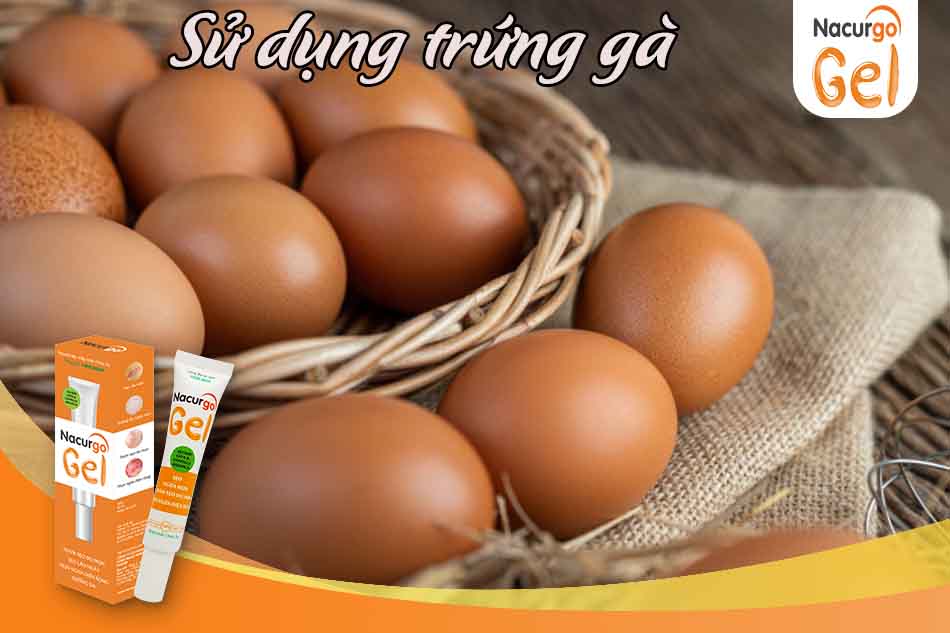 Dùng trứng gà trị mụn đầu đen