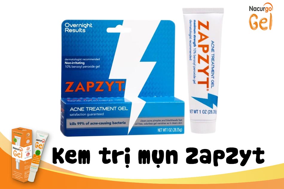 Kem Zapzyt giúp trị mụn hiệu quả giúp tiêu sưng, giảm viêm, làm cho mụn bị xẹp xuống