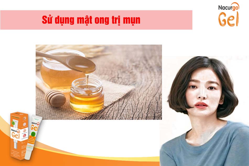 Mật ong có công dụng trị mụn hiệu quả