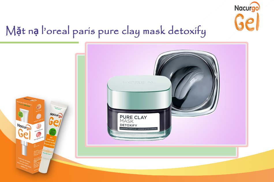 Sản phẩm l’oreal paris pure clay mask detoxify