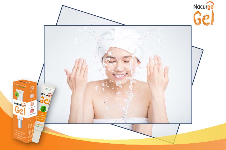 Cần vệ sinh da mặt sạch trước khi nặn mụn để tránh nhiễm khuẩn