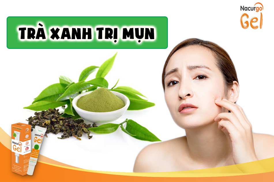 Trà xanh trị mụn