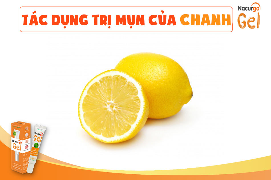 Tác dụng trị mụn của chanh