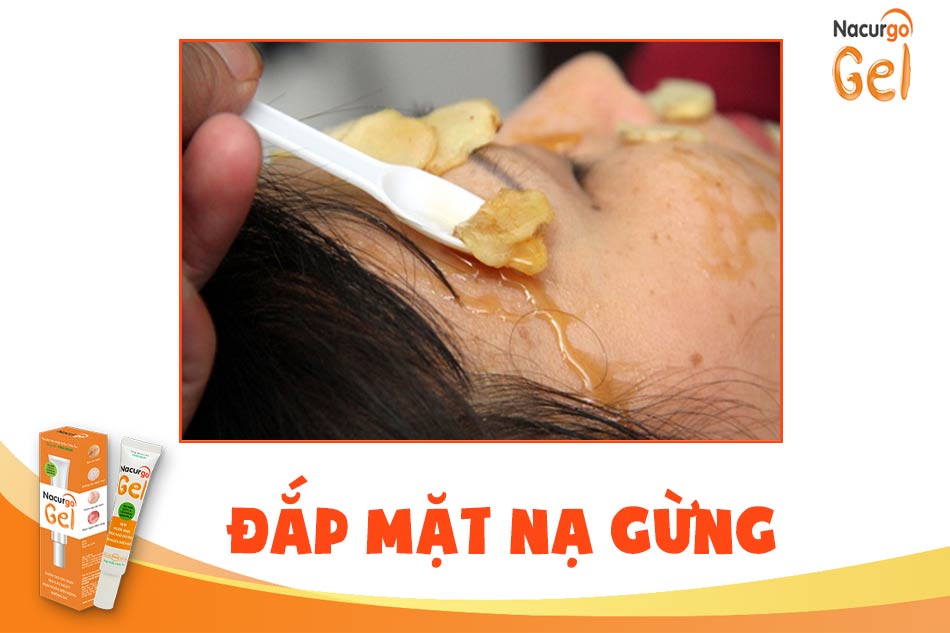 Đắp mặt nạ gừng trị mụn