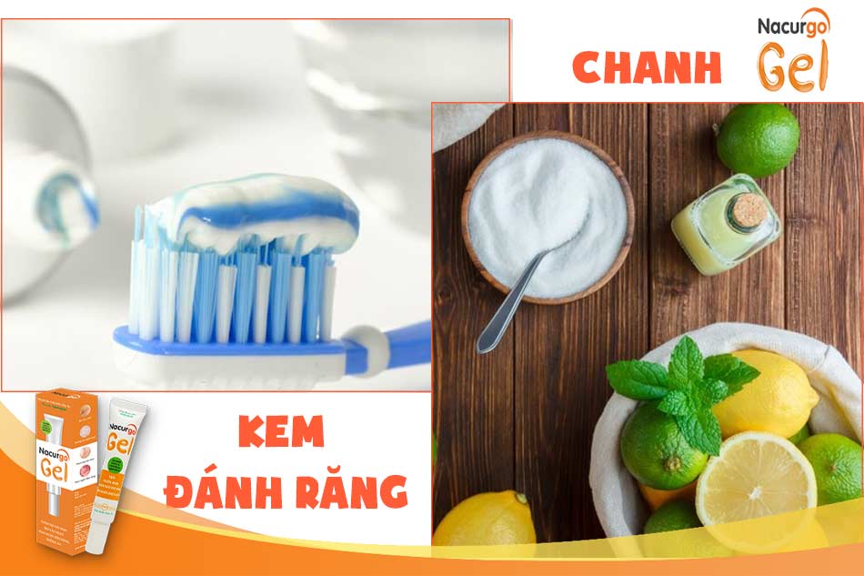 Mẹo trị mụn bằng kem đánh răng và chanh