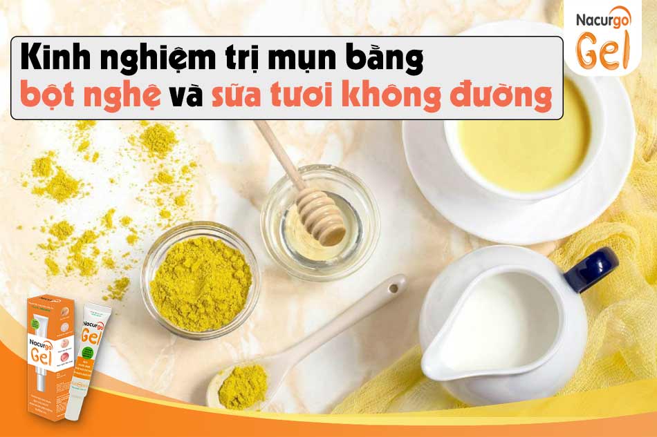 Trị mụn bằng sữa tươi