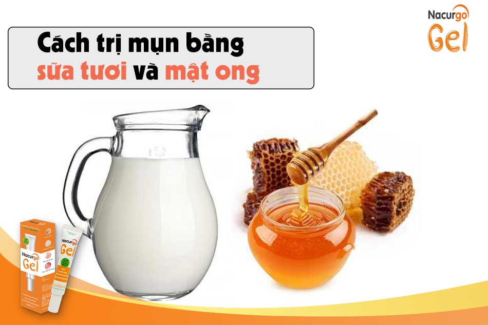 Trị mụn bằng sữa tươi