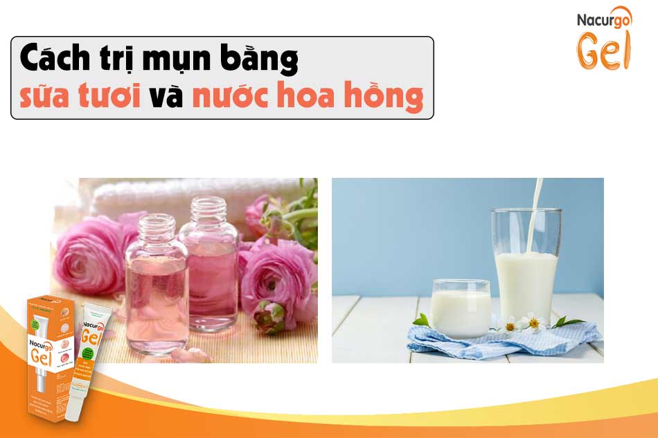 Trị mụn bằng sữa tươi