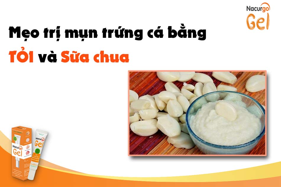 Trị mụn trứng cá bằng tỏi