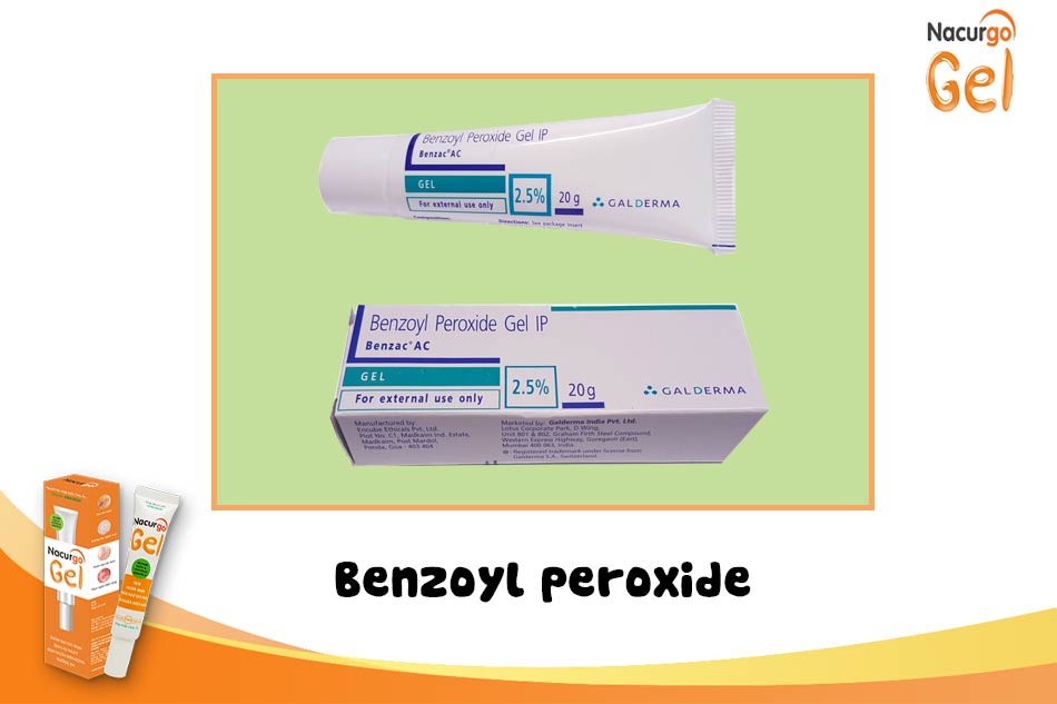 Benzoyl peroxide trị mụn ở lưng nam giới