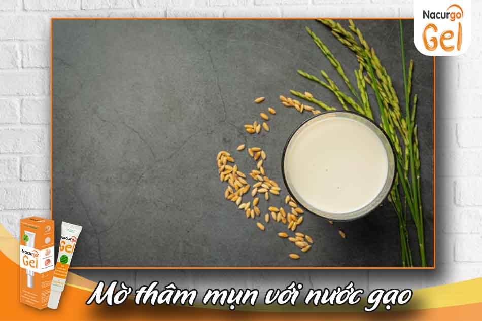 Rửa mặt bằng nước vo gạo trị mụn