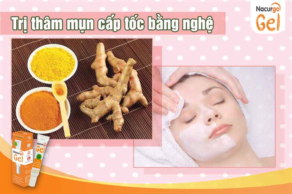 Giải pháp trị thâm mụn cấp tốc bằng nghệ