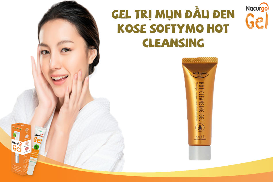 Gel trị mụn đầu đen của Nhật Kose Softymo Hot Cleansing