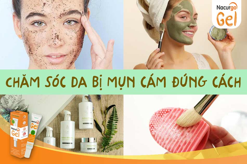 Chăm sóc da bị mụn cám như nào là đúng?