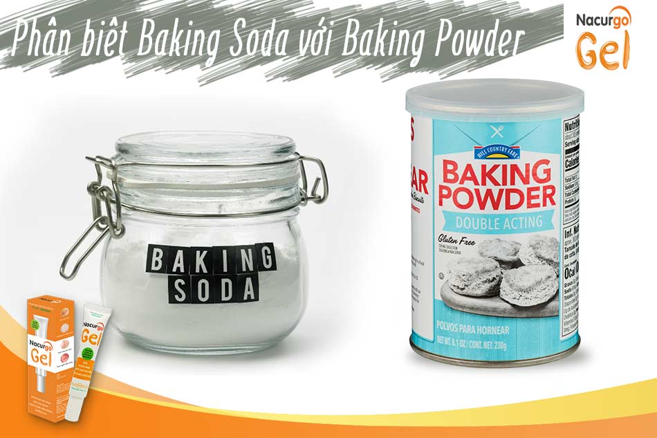 Phân biệt Baking soda và Baking powder