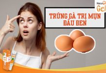 Trị mụn đầu đen bằng trứng gà