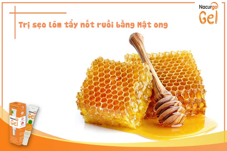 Mật ong giúp loại bỏ tế bào chết ở chỗ có sẹo